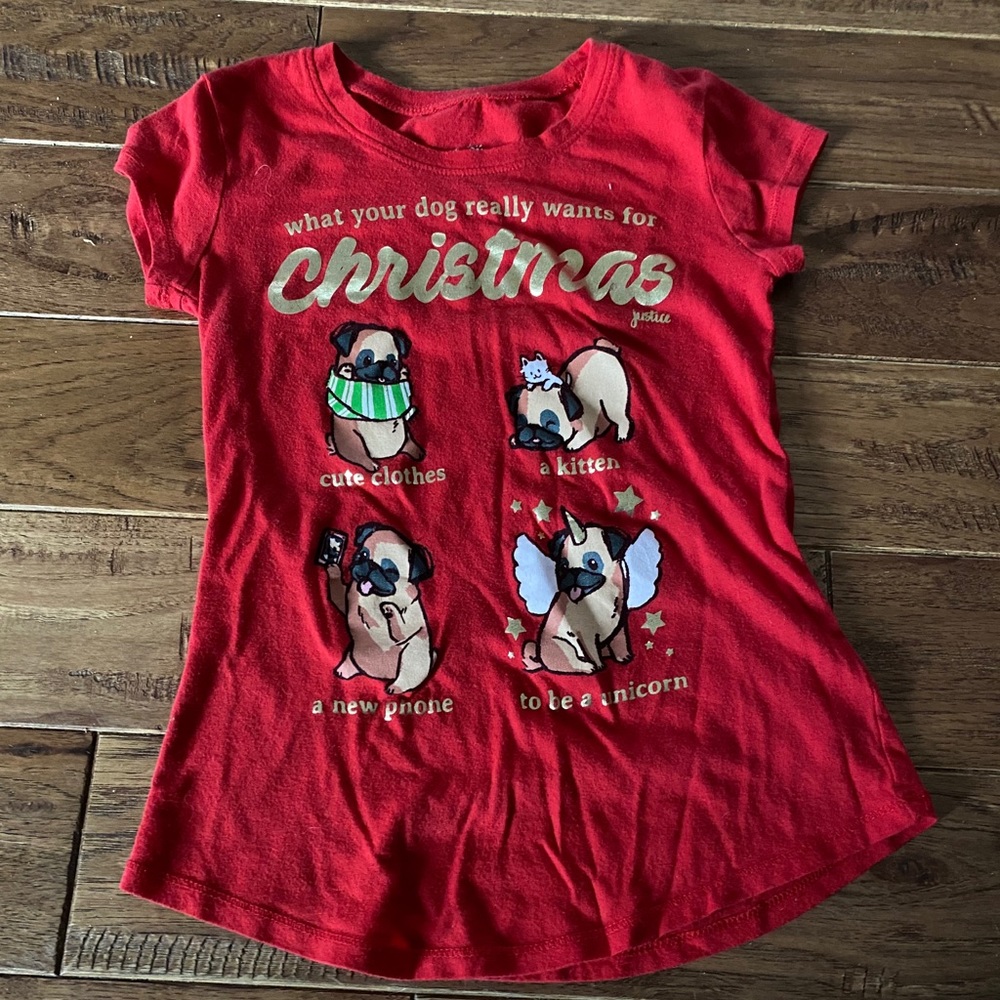 Justice Christmas T-shirt